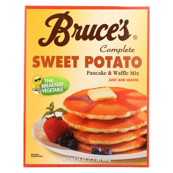 Bruce Foods Pancake Mix - Sweet Potato - Case of 12 - 24 oz