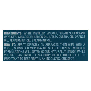 Aunt Fannies Cleaning Vinegar - Lime - Mint - Case of 6 - 16.9 fl oz