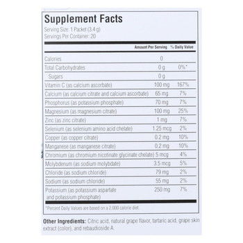 Ultima Replenisher Electrolyte Powder - Grape - 20 count