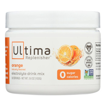 Ultima Replenisher Electrolyte Powder - Orange - Can - 3.6 oz