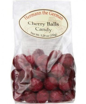 Hermann The German Candy - Cherry Balls - Case of 12 - 5.29 oz