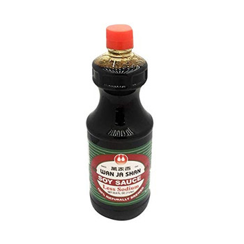 Wan Ja Shan Soy Sauce - Lite - Case of 12 - 33.8 fl oz