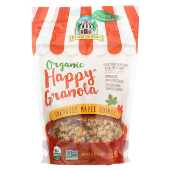 Bakery On Main Organic Happy Granola - Sprouted Maple Quinoa - Case of 6 - 11 oz Bakery On Main Organic Happy Granola - Sprouted Maple Quinoa - Case of 6 - 11 oz