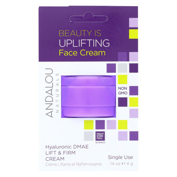 andalou Naturals Face Cream - Uplifting - Pod - Case of 6 - .14 oz