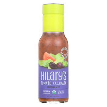 Hilary's Eat Well - Salad Dressing - Tomato Kalamata - Case of 6 - 8 oz.