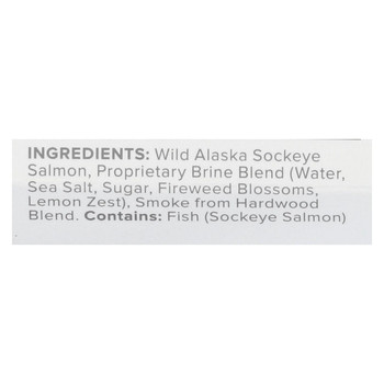 Dearnorth Smoked Salmon - Alaska - Savory Fireweed - Case of 6 - 6.5 oz