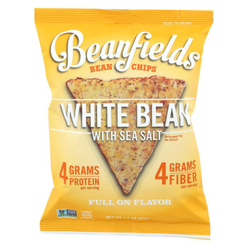 Beanfields - White Bean and Rice Chips - Sea Salt - Case of 24 - 1.50 oz. Beanfields - White Bean and Rice Chips - Sea Salt - Case of 24 - 1.50 oz.