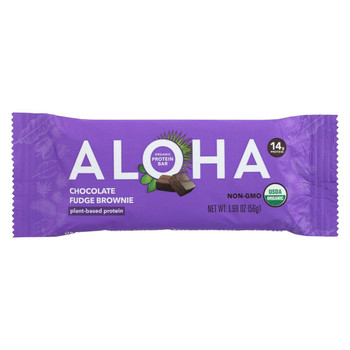 Aloha (Bars)  Chocolate Fudge Brownie - Case Of 12 - 2.2 Oz Aloha (Bars)  Chocolate Fudge Brownie - Case Of 12 - 2.2 Oz