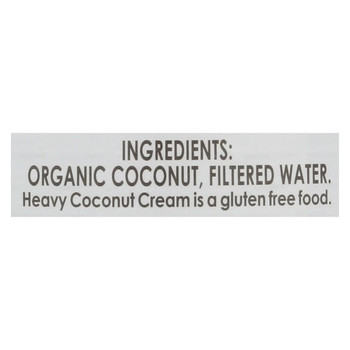 Let's Do Organic Coconut Cream - Organic - Heavy - Case of 12 - 13.5 fl oz Let's Do Organic Coconut Cream - Organic - Heavy - Case of 12 - 13.5 fl oz