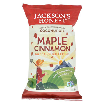 Jackson's Honest Chips - Chips - Maple Cinnamon - Case of 12 - 4.5 oz. Jackson's Honest Chips - Chips - Maple Cinnamon - Case of 12 - 4.5 oz.