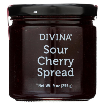 Divina - Spread Sour Cherry - CS of 12-9 OZ Divina - Spread Sour Cherry - CS of 12-9 OZ
