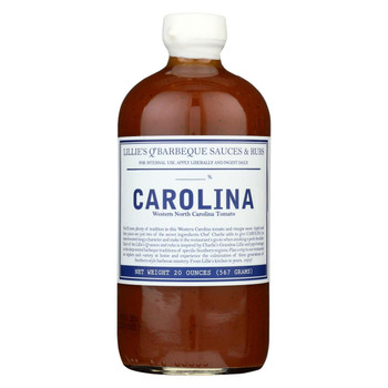 Lillies Q Barbeque Sauce - Carolina BBQ - Case of 6 - 20 oz.
