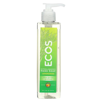 Earth Friendly Hand Soap - ECOS - Lemongrass - Case of 6 - 8 fl oz