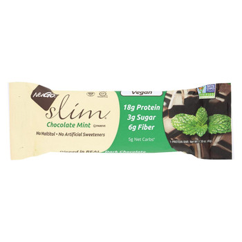 Nugo Nutrition Bar - Bar Slim Chocolate Mint - CS of 12-1.59 OZ Nugo Nutrition Bar - Bar Slim Chocolate Mint - CS of 12-1.59 OZ