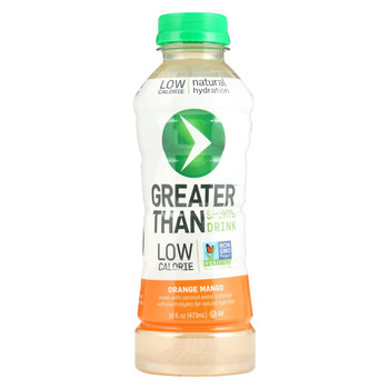 Greater Than Coconut Water - Orange - Mango - Case of 12 - 11.2 fl oz