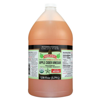 International Collection Vinegar - Organic - Apple Cider - Case of 4 - 128 fl oz International Collection Vinegar - Organic - Apple Cider - Case of 4 - 128 fl oz