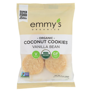 Emmy's Macaroons - Coconut Vanilla - Case of 12 - 2 oz.
