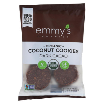 Emmy's Macaroons - Dark Cacao - Case of 12 - 2 oz.