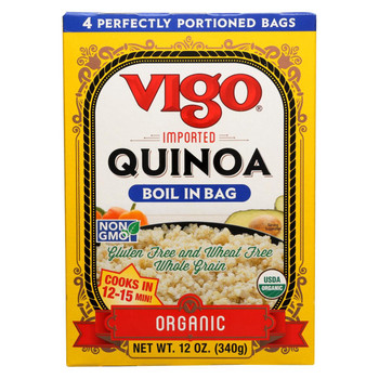 Vigo Quinoa - Boil in Bag - Case of 6 - 12 oz