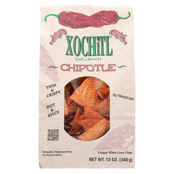 Xochitl Chips - Chipotle - Case of 10 - 12 oz