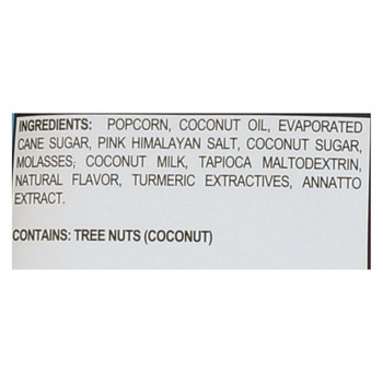Boulder Canyon Natural Foods Real Thin Pop - Coconut Oil Sweet & Salty - Case of 12 - 4.15 oz