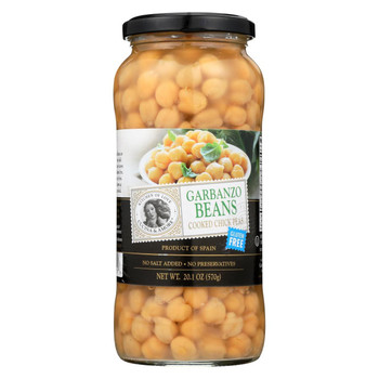 Cucina and Amore Beans - Garbanzo - Jar - Case of 12 - 20.1 oz