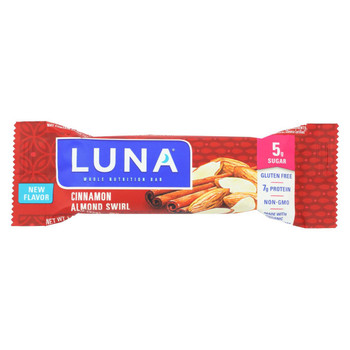 Luna Bar - Cinnamon Almond Swirl - Case of 12 - 1.48 oz