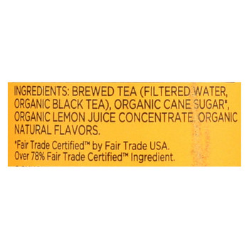 Numi Tea Organic Tea - Black Lemon - Case of 12 - 12 fl oz Numi Tea Organic Tea - Black Lemon - Case of 12 - 12 fl oz