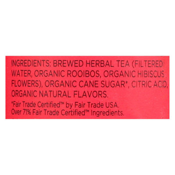 Numi Tea Tea - Organic - Hibiscus Red - Case of 12 - 12 fl oz