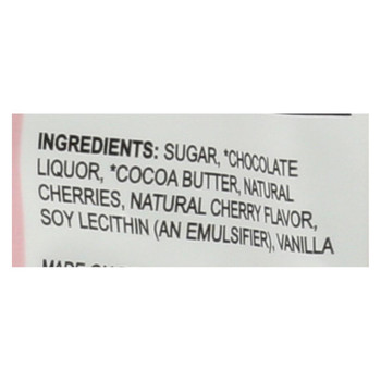Nibmor Dark Chocolate Bites - Tart Cherries - Case of 6 - 5.40 oz