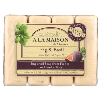 A La Maison - Bar Soap - Fig and Basil - 4/3.5 Oz A La Maison - Bar Soap - Fig and Basil - 4/3.5 Oz