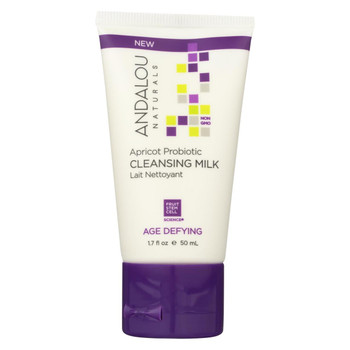 andalou Naturals Cleansing Milk - Apricot - Probiotic - Case of 6 - 1.7 fl oz andalou Naturals Cleansing Milk - Apricot - Probiotic - Case of 6 - 1.7 fl oz