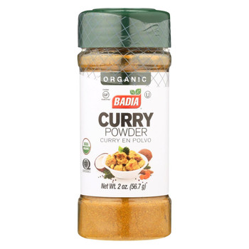 Badia Spices - Organic Curry Powder - Case of 12 - 2 oz.