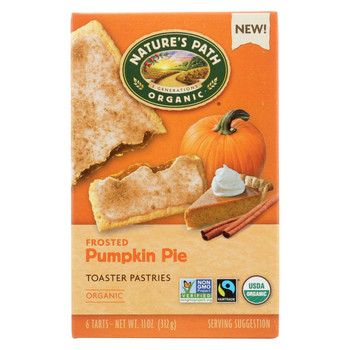 Nature's Path Toaster Pastry - Organic - Pumpkin - Case of 12 - 11 oz Nature's Path Toaster Pastry - Organic - Pumpkin - Case of 12 - 11 oz