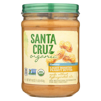 Santa Cruz Organic - Pnt Btr Og2 Lt Rst Creamy - CS of 6-16 OZ