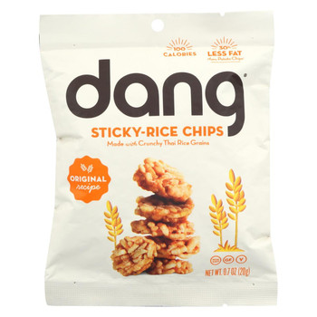 Dang - Sticky Rice Chips - Original Recipe - Case of 24 - .7 oz.