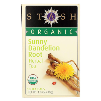 Stash Tea Tea - Organic - Sunny Dandelion Root - Case of 6 - 18 BAG