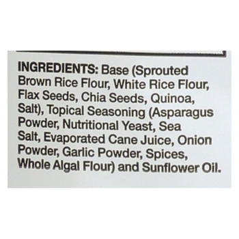 Vegan Rob's Supergrain Mini Waves Chips - Asparagus - Case of 12 - 3.5 oz Vegan Rob's Supergrain Mini Waves Chips - Asparagus - Case of 12 - 3.5 oz