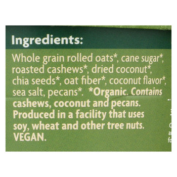 Nature's Path Organic Hot Oatmeal - Coconut Cashew - Case of 12 - 1.94 oz Nature's Path Organic Hot Oatmeal - Coconut Cashew - Case of 12 - 1.94 oz