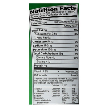 Beanfields - Bean and Rice Chips - Jalapeño Nacho - Case of 6 - 5.5 oz Beanfields - Bean and Rice Chips - Jalapeño Nacho - Case of 6 - 5.5 oz