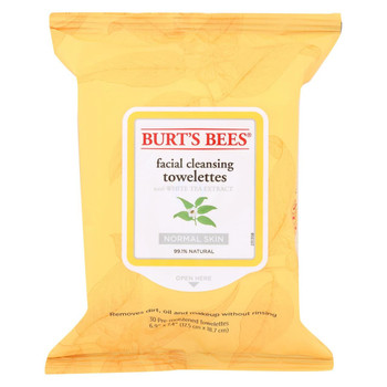 Burts Bees - Face Towelette - White Tea - Case of 3 - 30 count Burts Bees - Face Towelette - White Tea - Case of 3 - 30 count