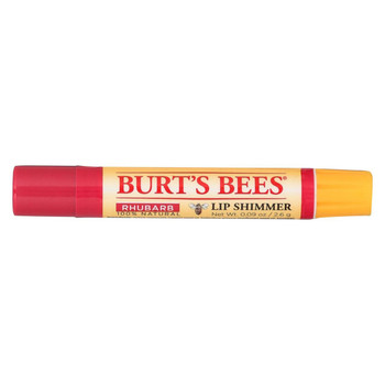 Burts Bees - Lip Shimmer - Rhubarb - Case of 4 - 0.09 oz Burts Bees - Lip Shimmer - Rhubarb - Case of 4 - 0.09 oz