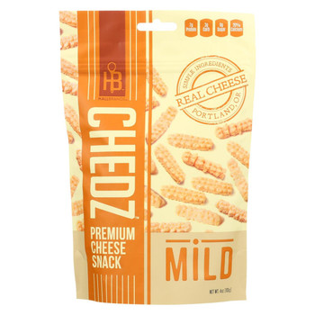 Chedz Snacks Cheese Snack - Mild - Case of 6 - 4 oz.