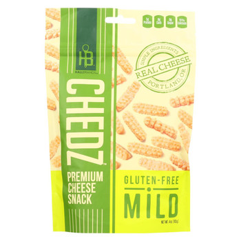 Chedz Snacks Cheese Snack - Gluten-Free  Mild - Case of 6 - 4 oz.