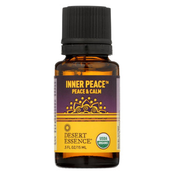 Desert Essence - Essential Oil - Inner Peace - Case of 1 - .5 fl oz.