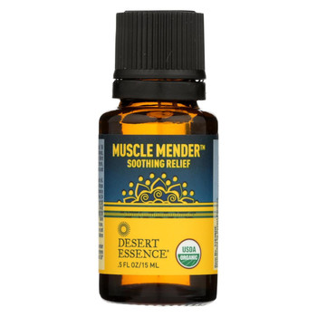 Desert Essence - Essential Oil - Muscle Mender - Case of 1 - .5 fl oz.
