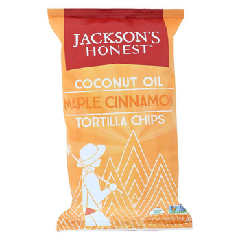 Jackson's Honest Chips - Tortilla Chips - Maple Cinnamon - Case of 12 - 5.5 oz.