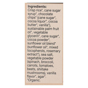 Made Good Crispy Squares - Chocolate Chip - Case of 6 - 4.68 oz. Made Good Crispy Squares - Chocolate Chip - Case of 6 - 4.68 oz.