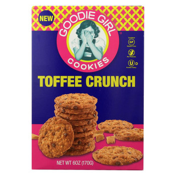 Goodie Girl Cookies Cookies - Toffee Chaos - Case of 6 - 6 oz