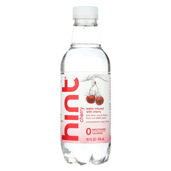 Hint Water - Cherry - Case of 12 - 16 fl oz